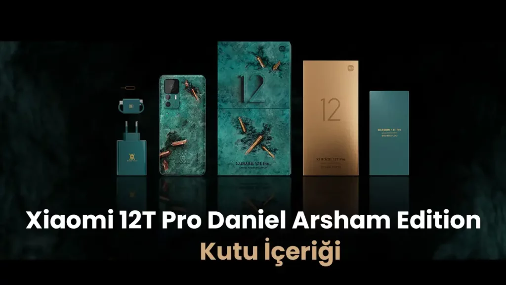 Xiaomi 12T Pro Daniel Arsham Edition Kutu İçeriği
