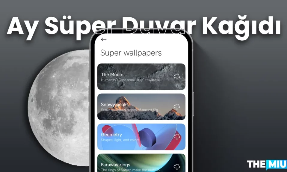 Xiaomi HyperOS Ay Süper Duvar Kağıdı APK İndir
